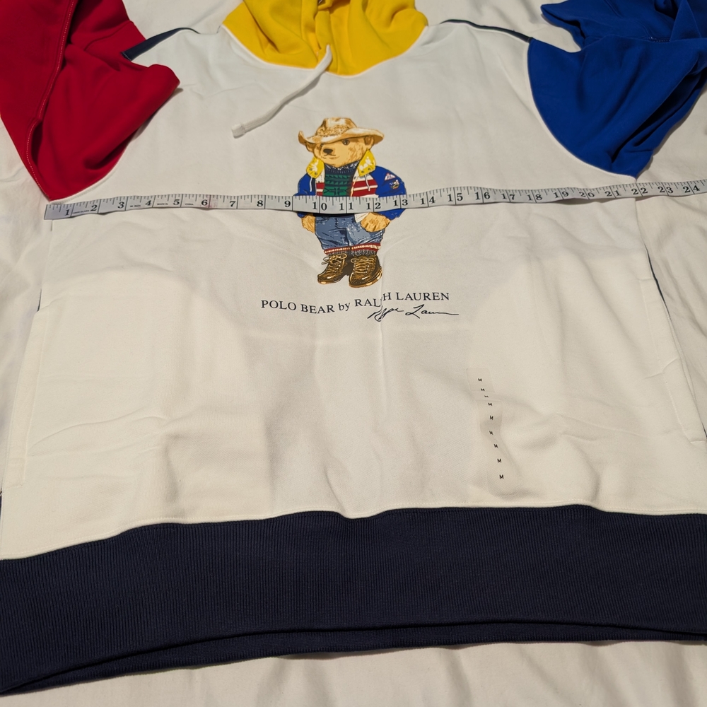 Polo by Ralph Lauren Men's Colorblock Bear Hoodie - Picture 8 of 13